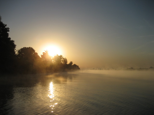 Tagesanbruch am Gambia